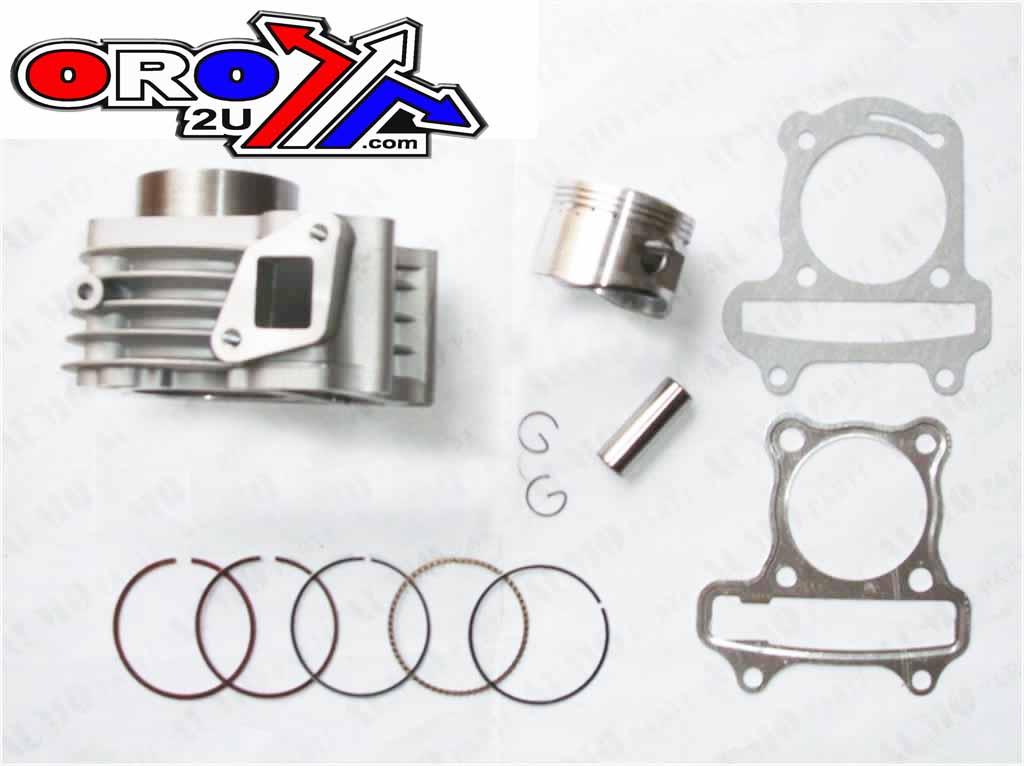 CYLINDER KIT BAOTIAN BT50QT, KYMCO AGILITY/VITALATY/YAGER/PEOPLE, PEUGEOT V-CLIC