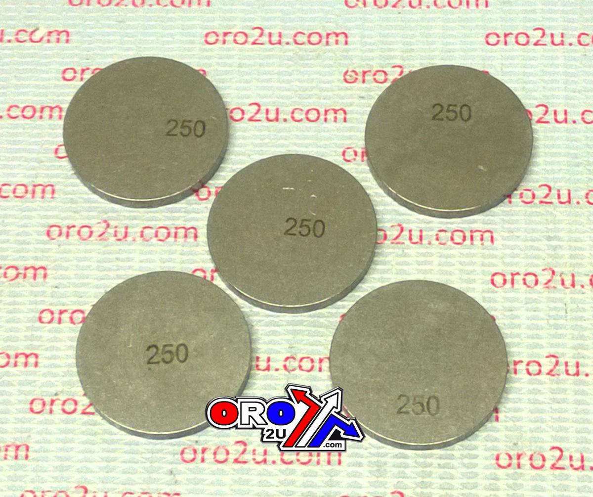 VALVE SHIM 2.50 25mm PK/5