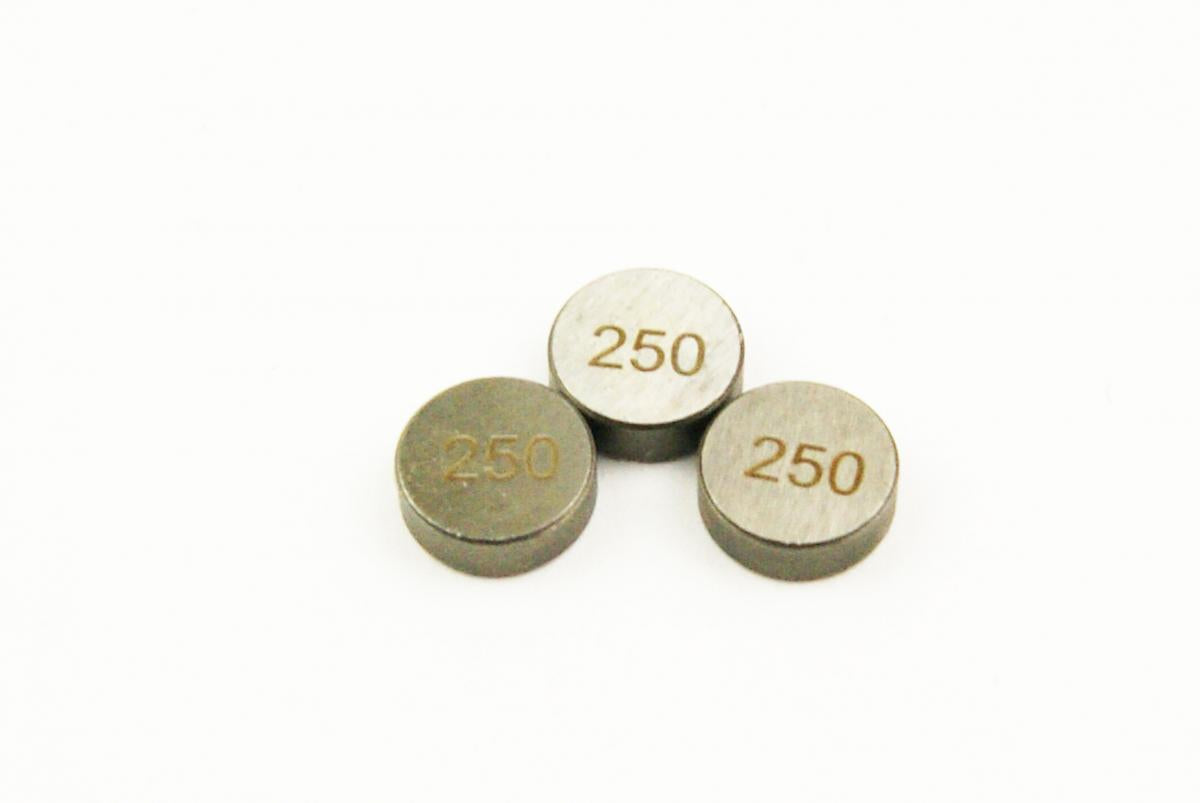 VALVE SHIM 2.50mm 7.5mm PK/3