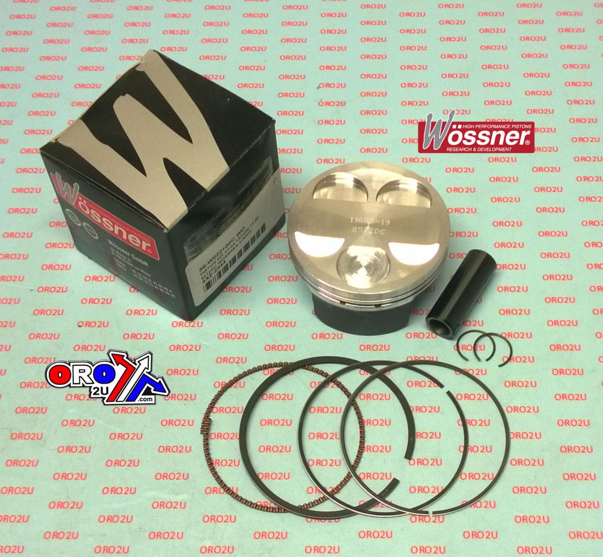PISTON KIT 01-04 YZF250 80.00 8572D300 WOSSNER 2-RING