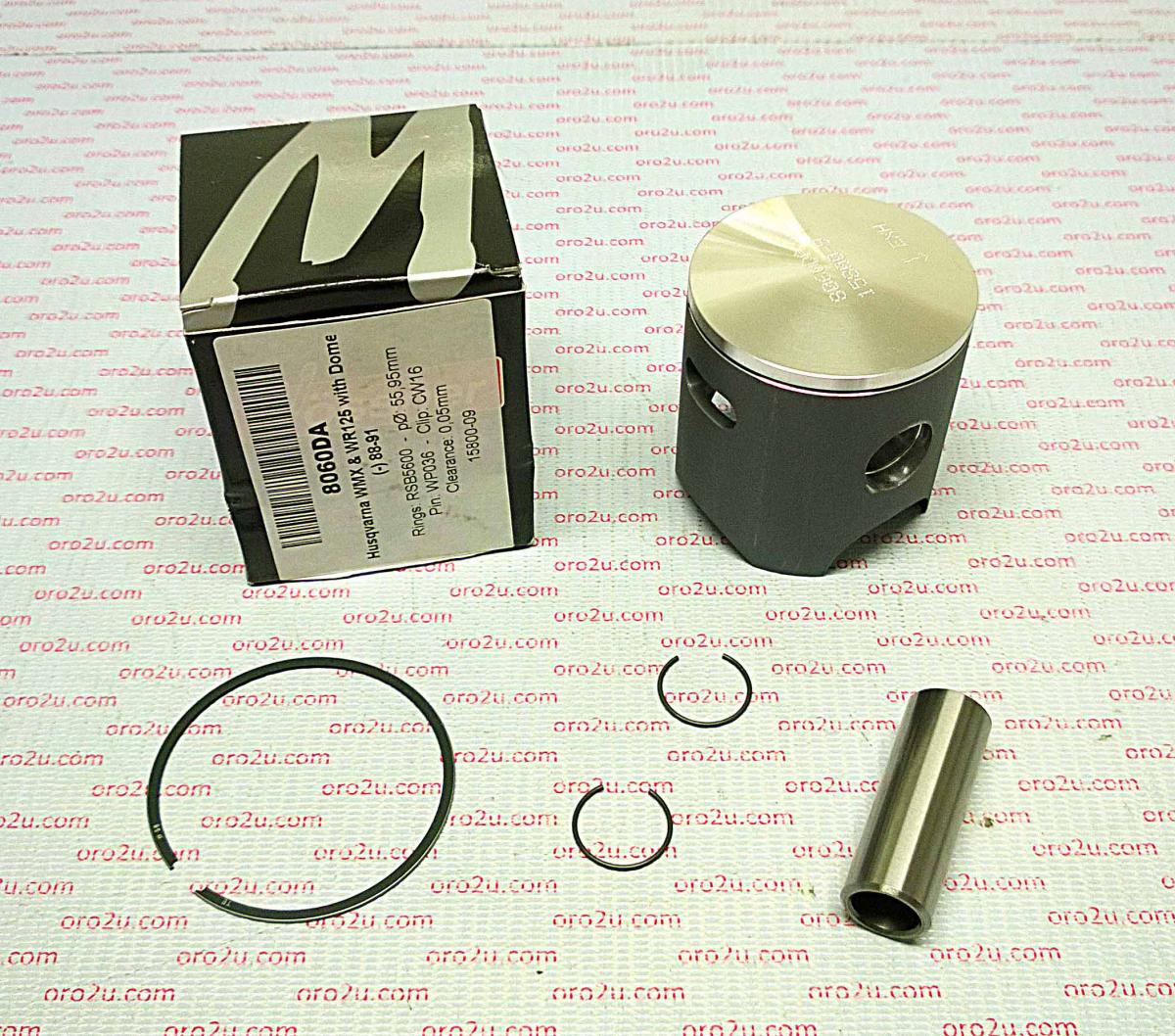 PISTON KIT 88-91 HUSKY 125 56 WOSSNER 8060DA HUSQVARNA