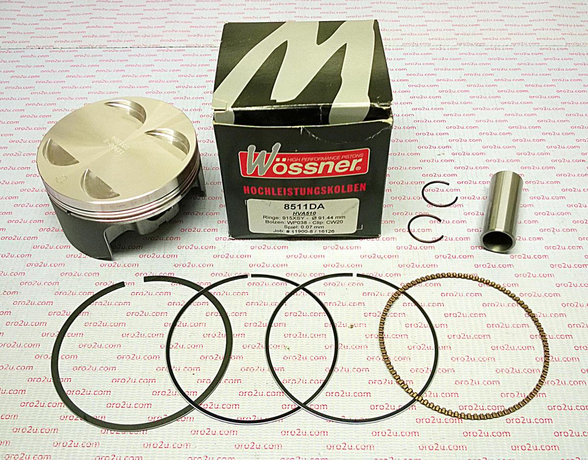 PISTON KIT 87-90 510cc 91.50 WOSSNER 8511DB HUSQVARNA