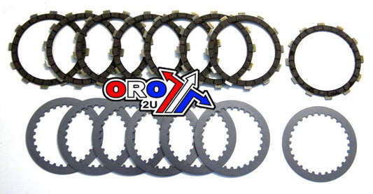CLUTCH PLATE KIT HD [DRC207] GAS GAS 4T 00-08, MX-03211-1 (NO SPRINGS)
