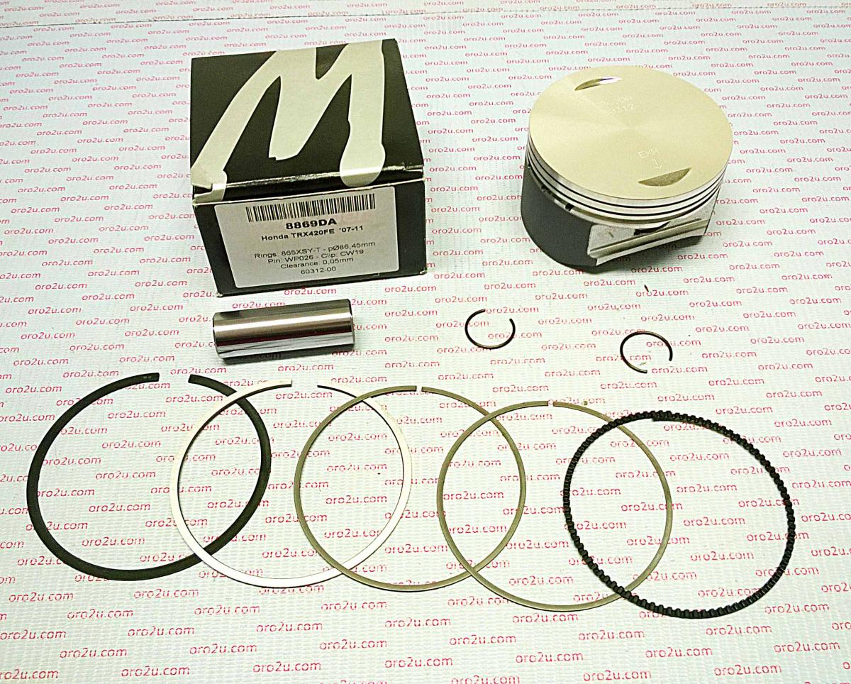 PISTON KIT 07-13 TRX420 86.50 8869DA WOSSNER FORGED RANCHER