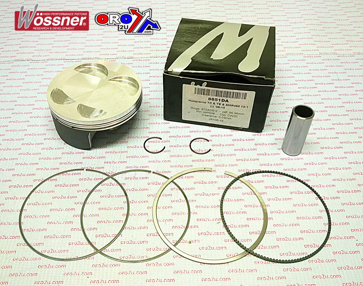 PISTON 06-10 TC TE450 97.00 WOSSNER KIT 8651DB HUSQVARNA