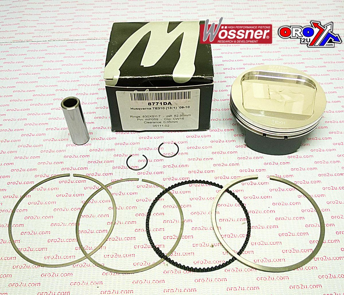 WOSSNER 83mm PISTON KIT C, HUSQVARNA TC310 2009-2010, TE310 2009-2010