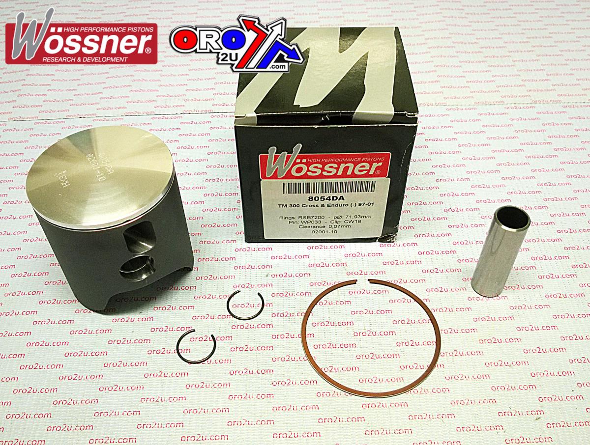 WOSSNER 71.93mm PISTON KIT A, ALL TM 300 2t 1997-2009