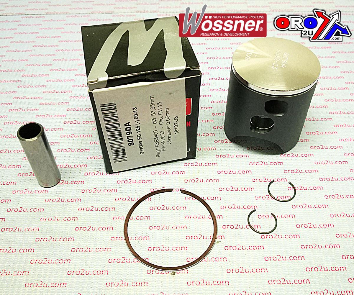 PISTON KIT 00-11 EC125 54.00 WOSSNER GASGAS 8079DC