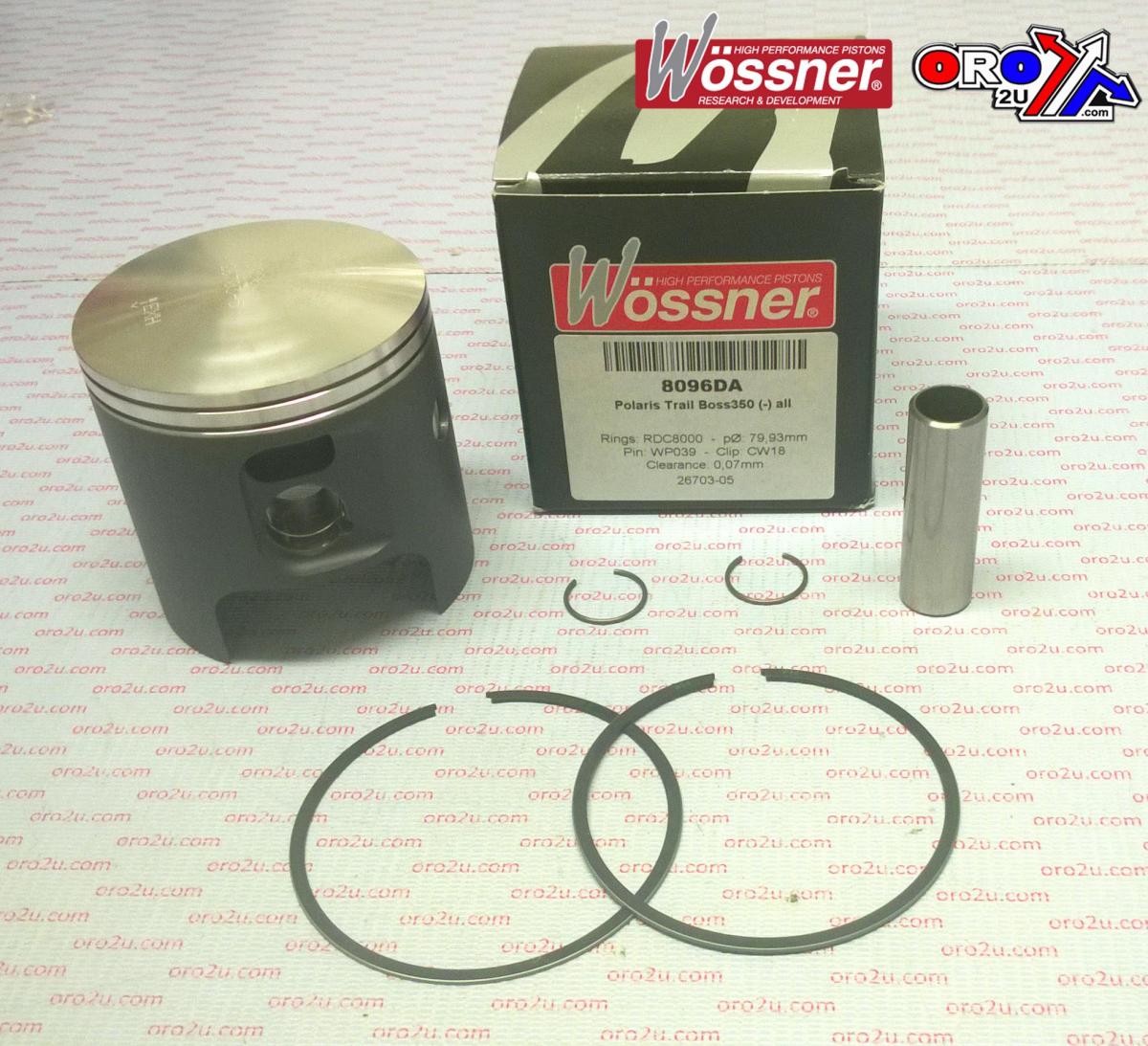 WOSSNER 80mm PISTON KIT POLARIS TRAIL BOSS 350 90-93, TRAIL BOSSL 90-94