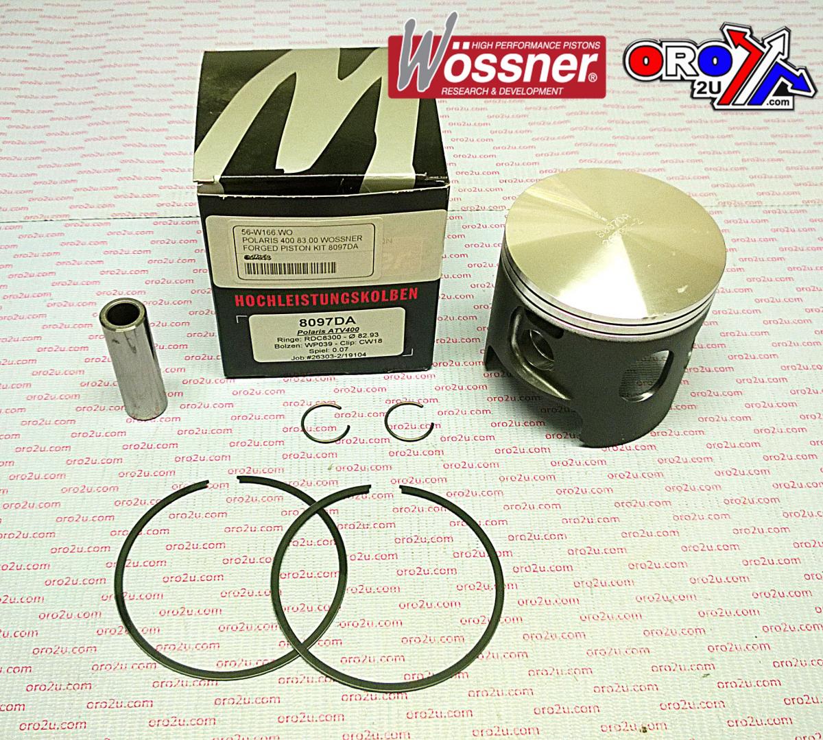PISTON KIT POLARIS 350 83.00 FORGED WOSSNER 8097DA