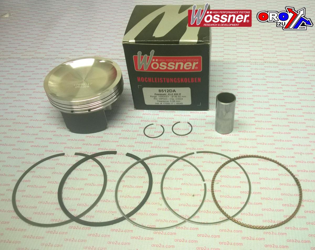 WOSSNER 100mm FORGED PISTON KIT KAWASAKI KLX650C 1993-1996