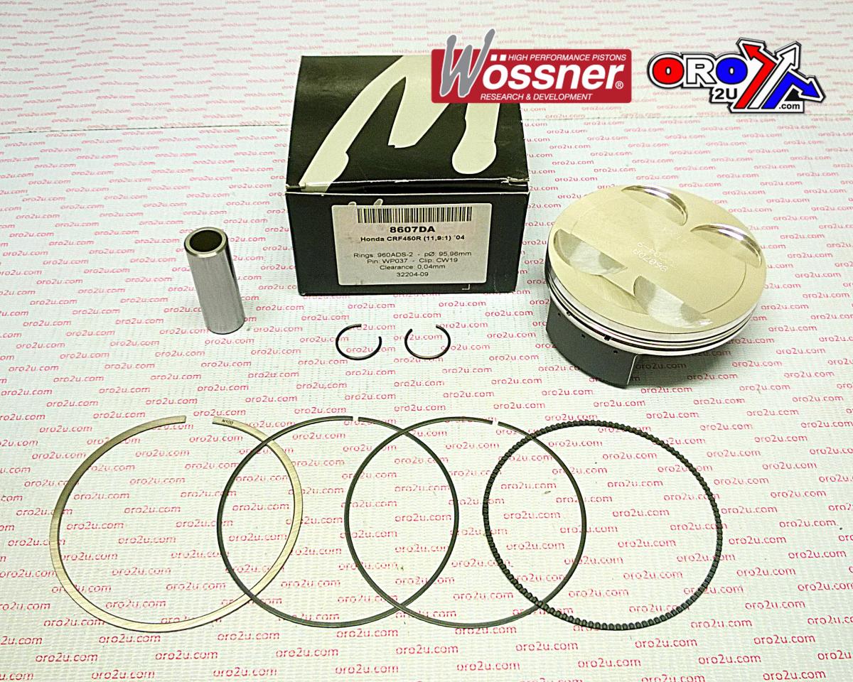 WOSSNER 95.97mm PISTON KIT HONDA CRF450R 2004