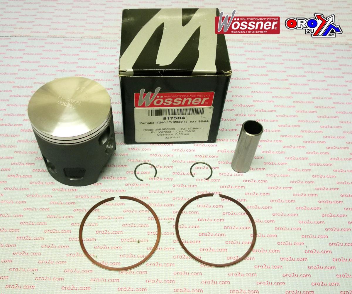 PISTON KIT 1983 IT250 68.50 FORGED WOSSNER 8175D050