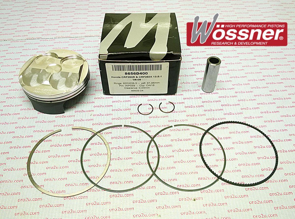 WOSSNER 74.5mm FORGED PISTON KIT YAMAHA TT-R250 1996-2009
