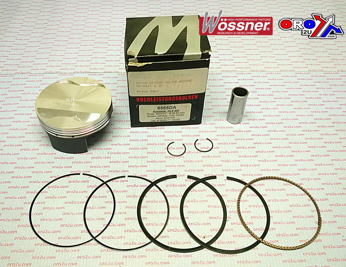 PISTON KIT 03-06 KLX400 90.00 FORGED WOSSNER 8565DB