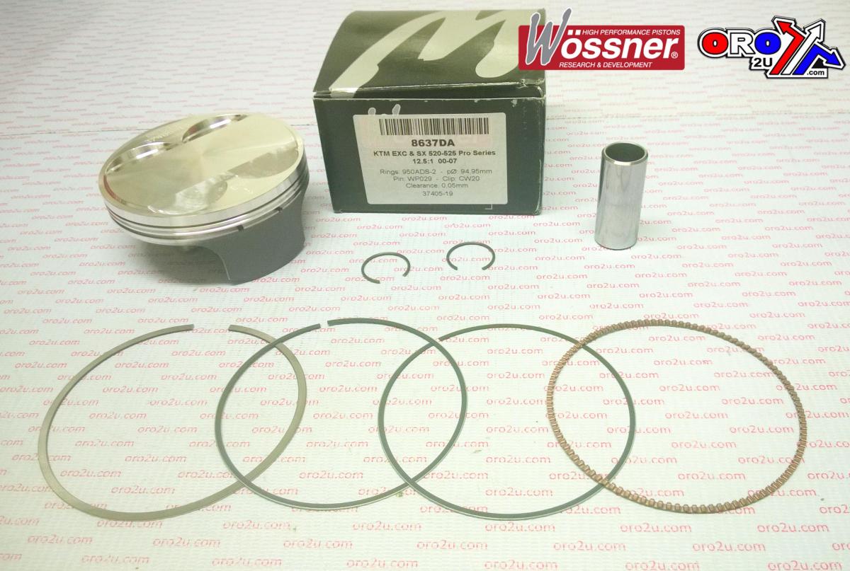 WOSSNER 97mm PISTON KIT HC, BETA 525 RR 05-09, POLARIS OUTLAW 525 07-11