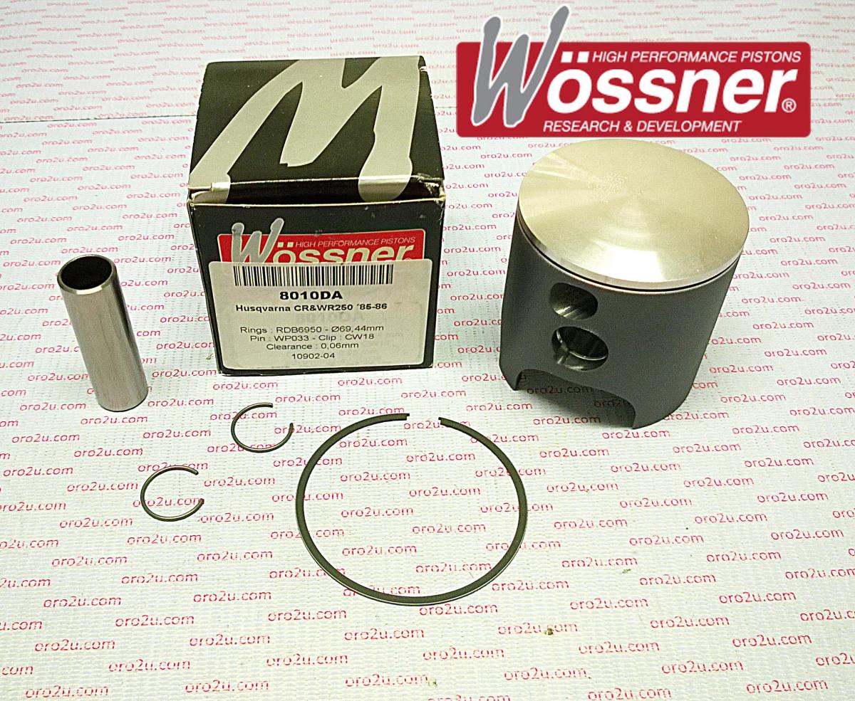 PISTON KIT HSQ 250 85-86 71.00 WOSSNER 8010D150 HUSQVARNA