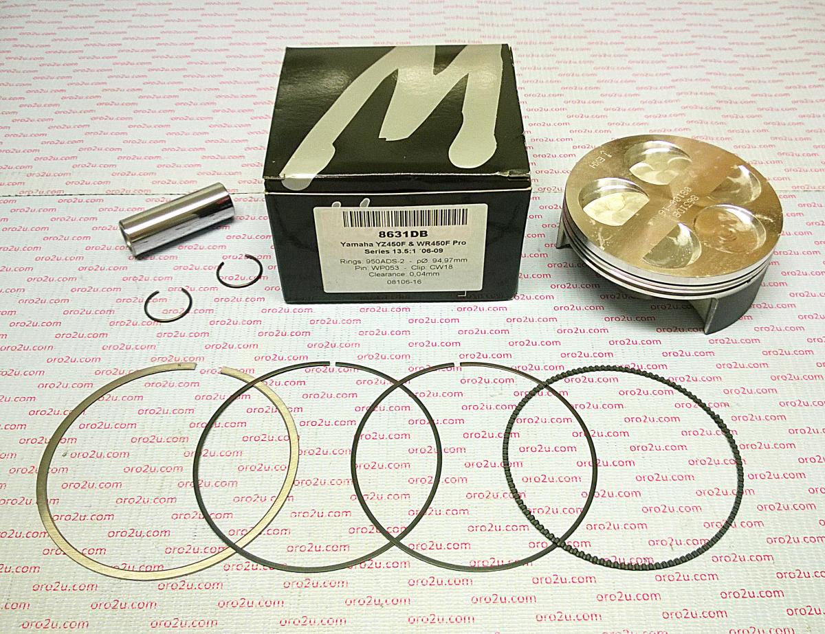 WOSSNER 95mm PISTON KIT HC YAMAHA YZ450F 03-09, WR450F 03-15, GASGAS EC450 13-15