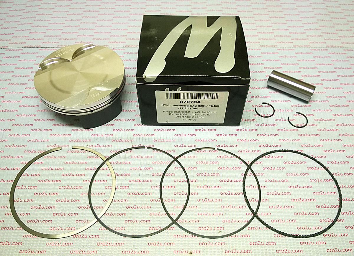 PISTON KIT KTM EXC450 95.00 A WOSSNER 8707DA HUSABERG