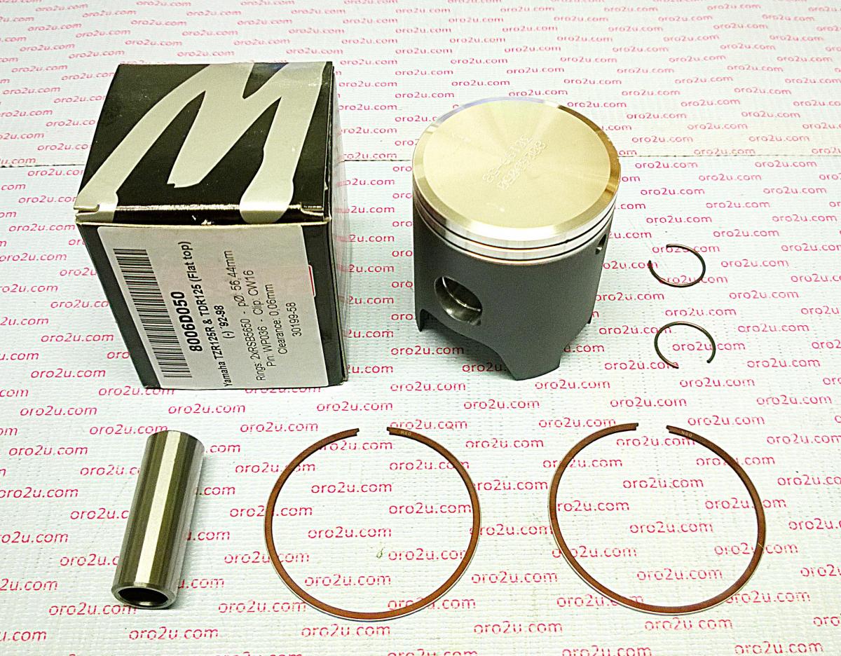 PISTON KIT 93-97 TZR125 56.50 FORGED WOSSNER 8006D050