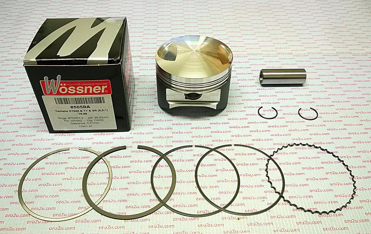 PISTON KIT XT TT SR 500 88.00 FORGED WOSSNER 8505D100