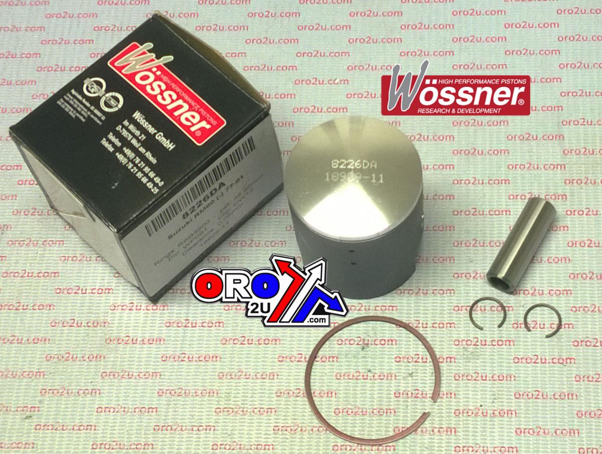 PISTON KIT 77-81 RM80 49.00 FORGED WOSSNER 8226DA