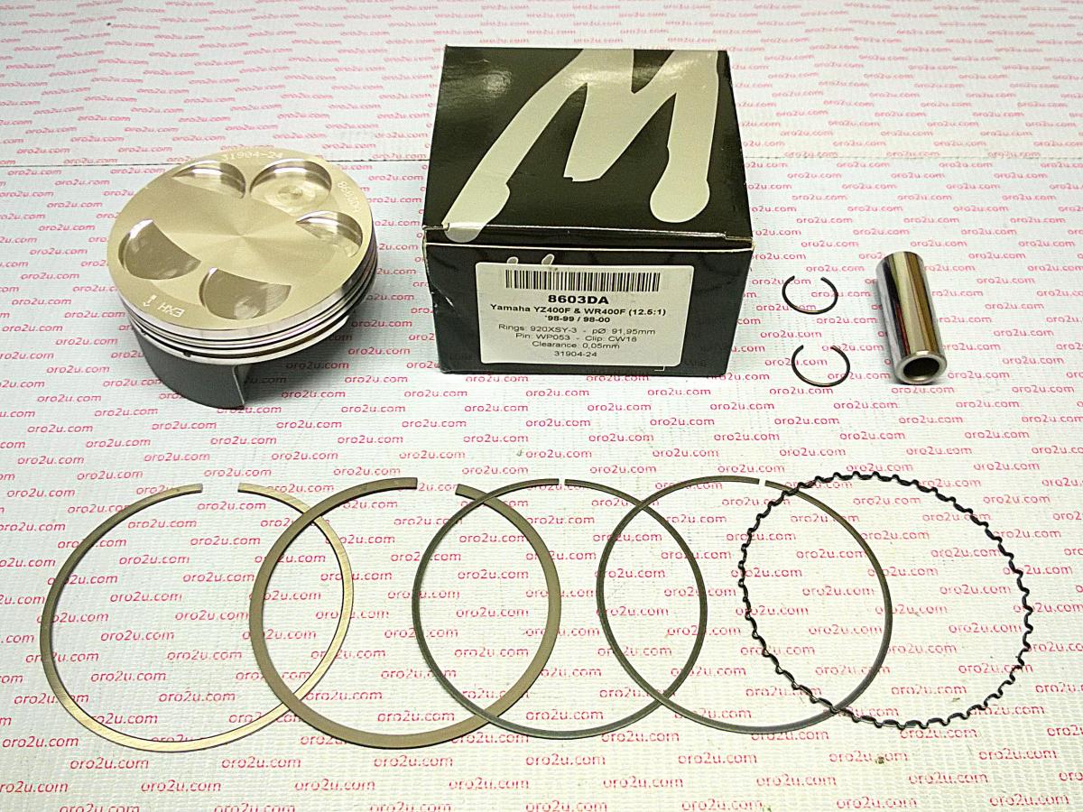 WOSSNER 92mm FORGED PISTON KIT YAMAHA YZ-F400 1998-1999, WR400F 1998-2000