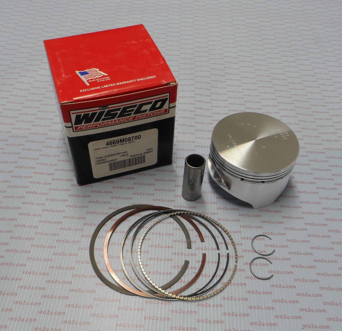 WISECO 87mm PISTON KIT HONDA TRX400FW 1995-2003