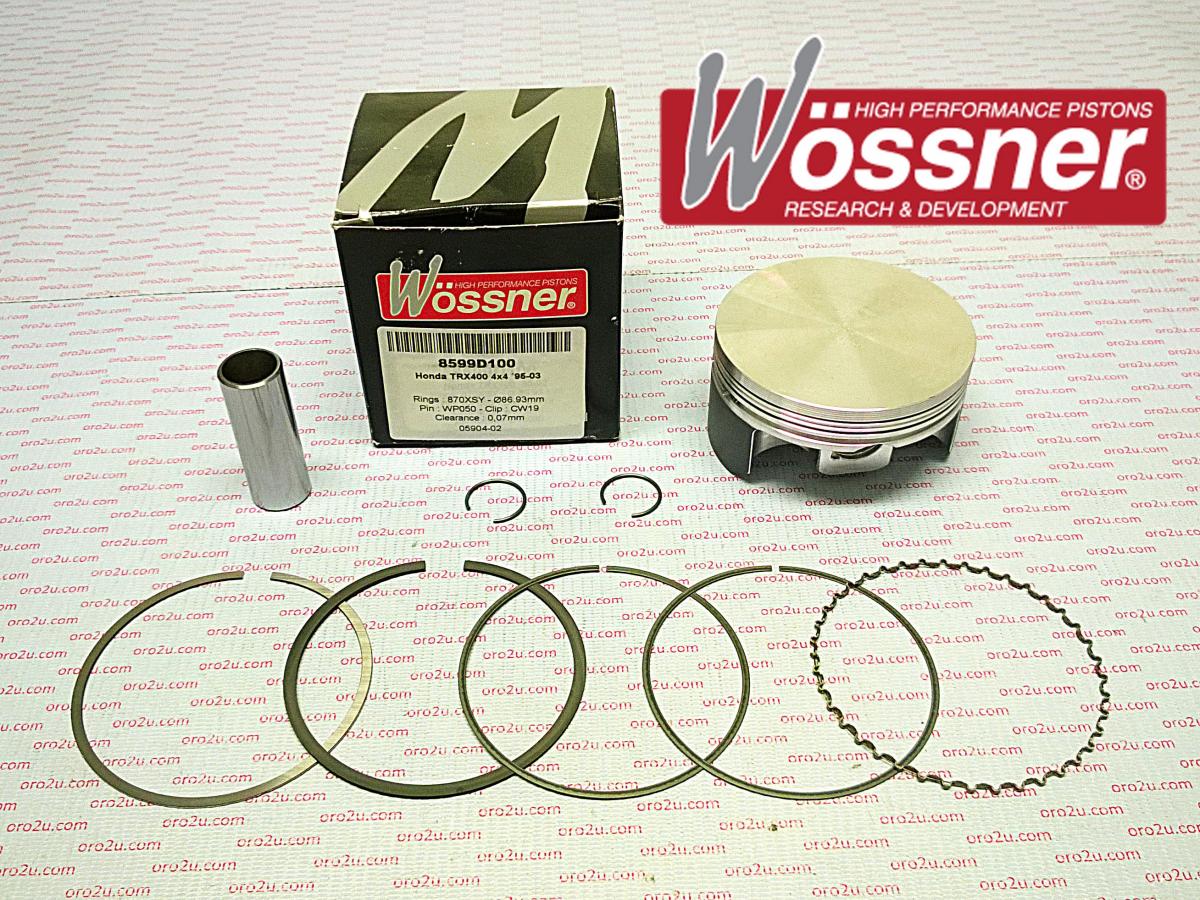 PISTON KIT 95-03 TRX400 87.00 FORGED WOSSNER 8599D100