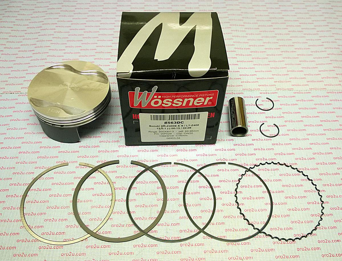 PISTON KIT LTZ400 KFX400 90.00 FORGED WOSSNER 8563DA
