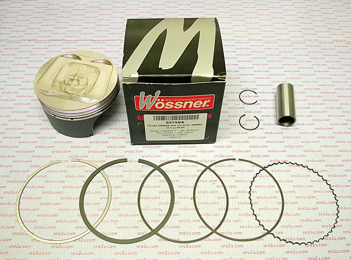 WOSSNER 102mm FORGED PISTON KIT HONDA XR650R 2000-2007