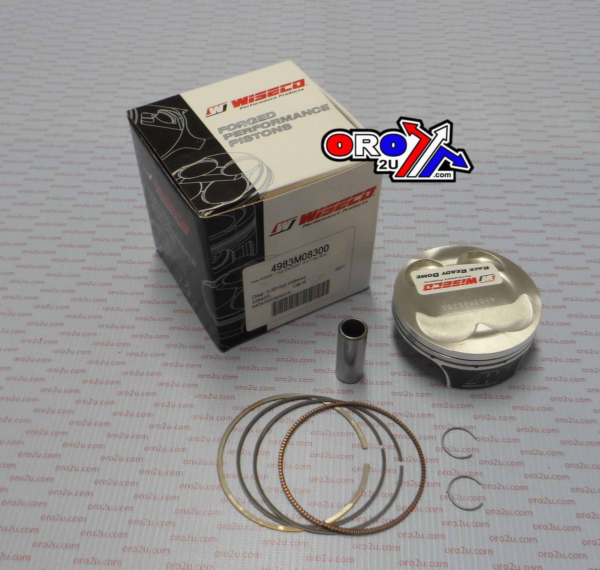 WISECO 83mm PISTON KIT SUZUKI RM-Z250 2004-2006, KAWASAKI KX250F 2004-2008