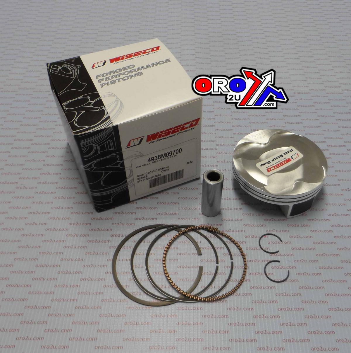 WISECO 97mm HC PISTON KIT KTM SX 450 09-11, ARMOR GLIDE, 13.5:1,