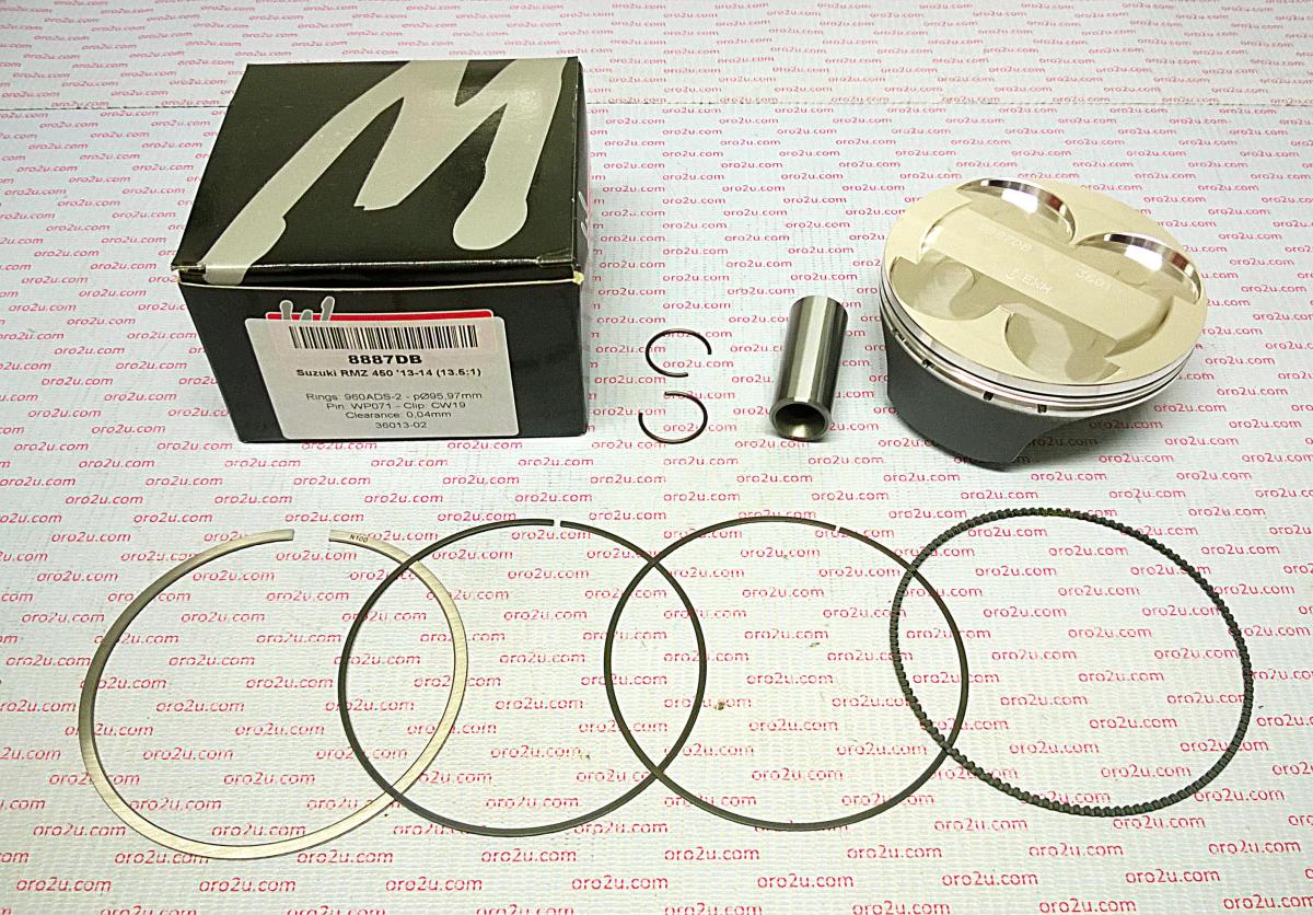 WOSSNER 96mm PISTON KIT HC, SUZUKI RM-Z450 2013-2017