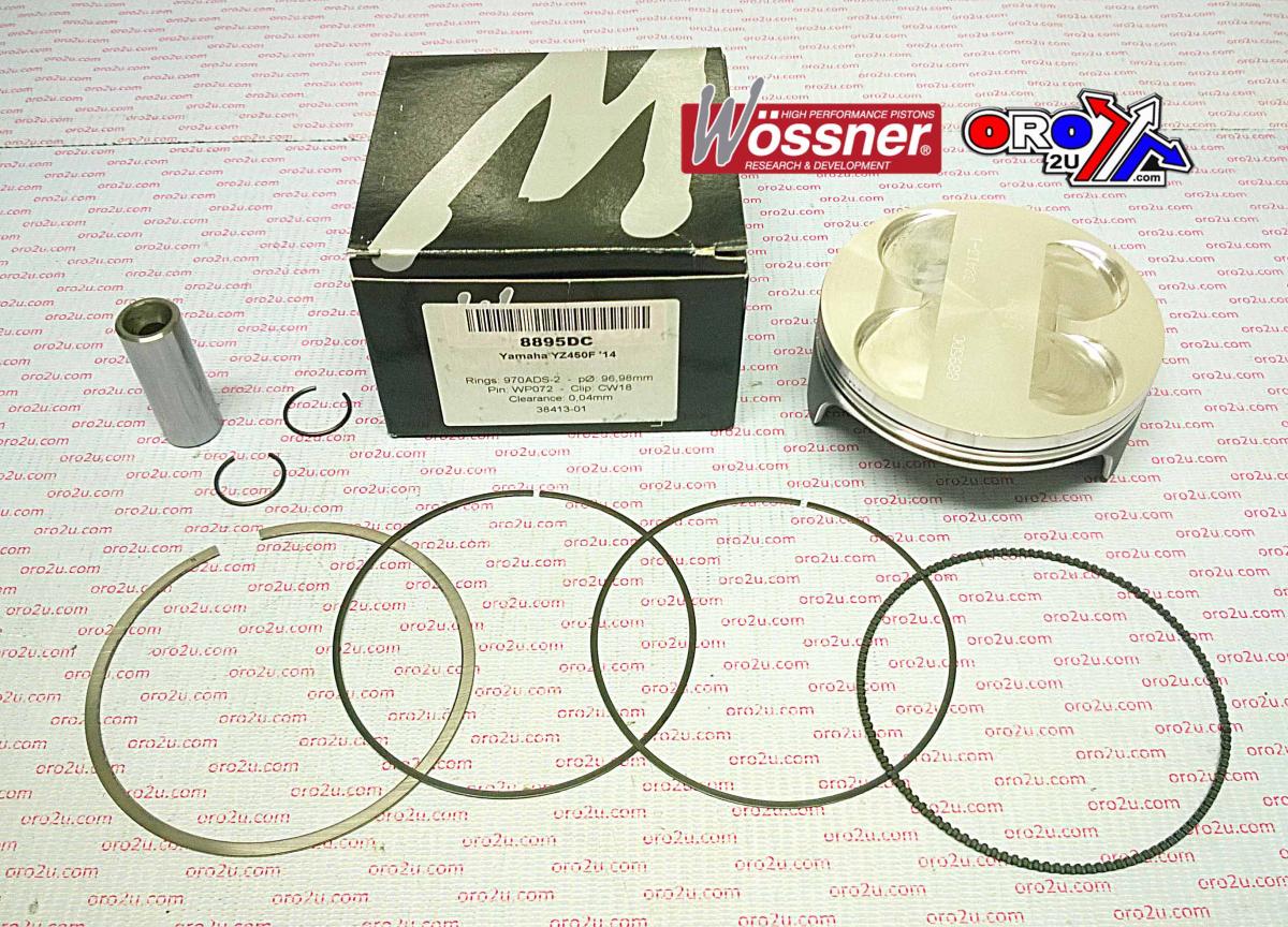 PISTON KIT YZF450 14-15 97.00 FORGED WOSSNER 8895DC