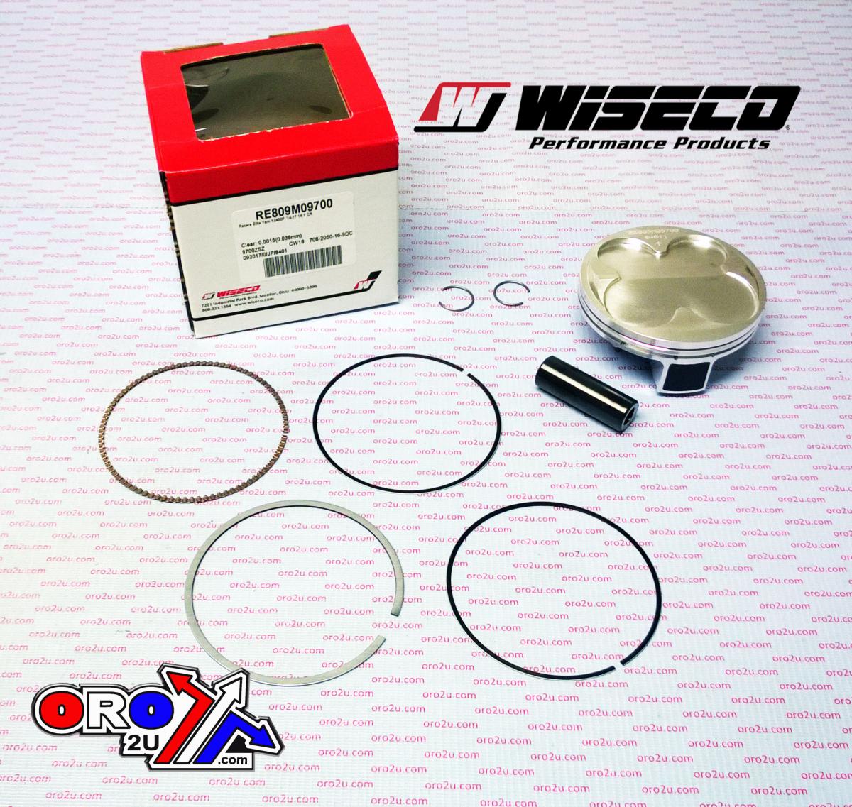 WISECO 77mm RE PISTON KIT YAMAHA YZ450F 14-18, WR450F 16-18, YZ450FX 16-18
