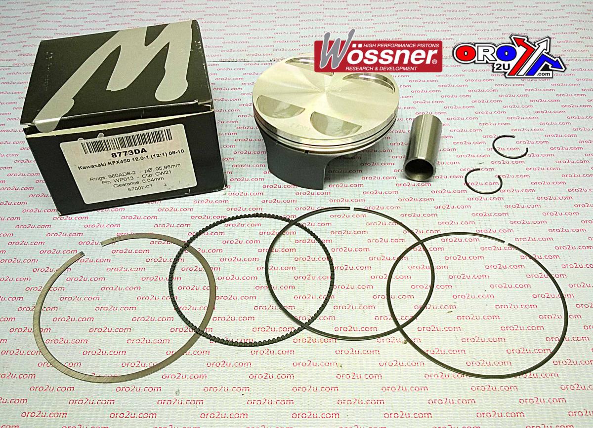 WOSSNER 96mm PISTON KIT KAWASAKI KFX450R 2008-2014