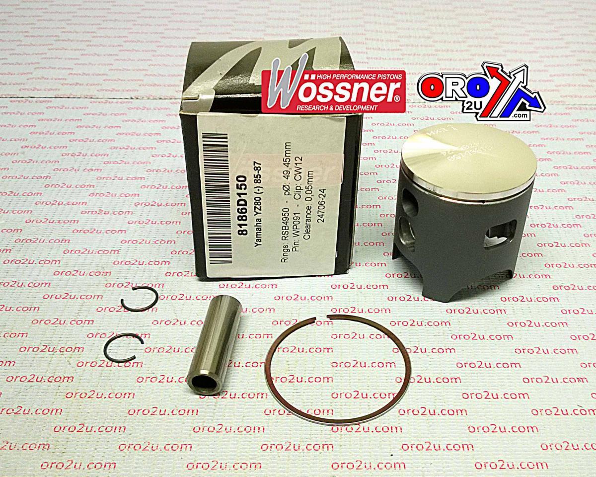 PISTON KIT 85-87 YZ80 50.00 WOSSNER 8186D200 YAMAHA MX