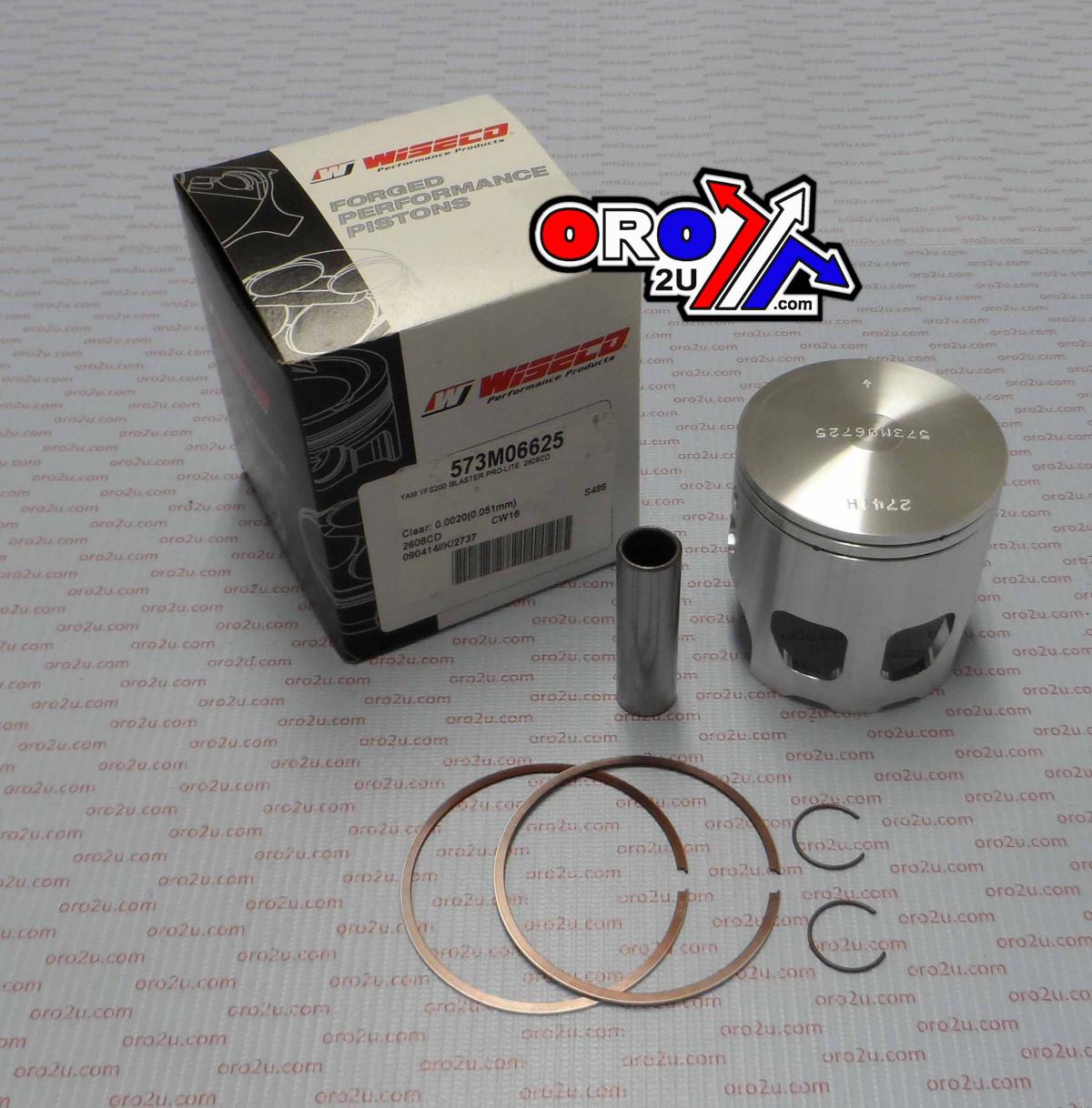 WISECO 66.25mm PISTON KIT YAMAHA YFS200 BLASTER 1988-2007