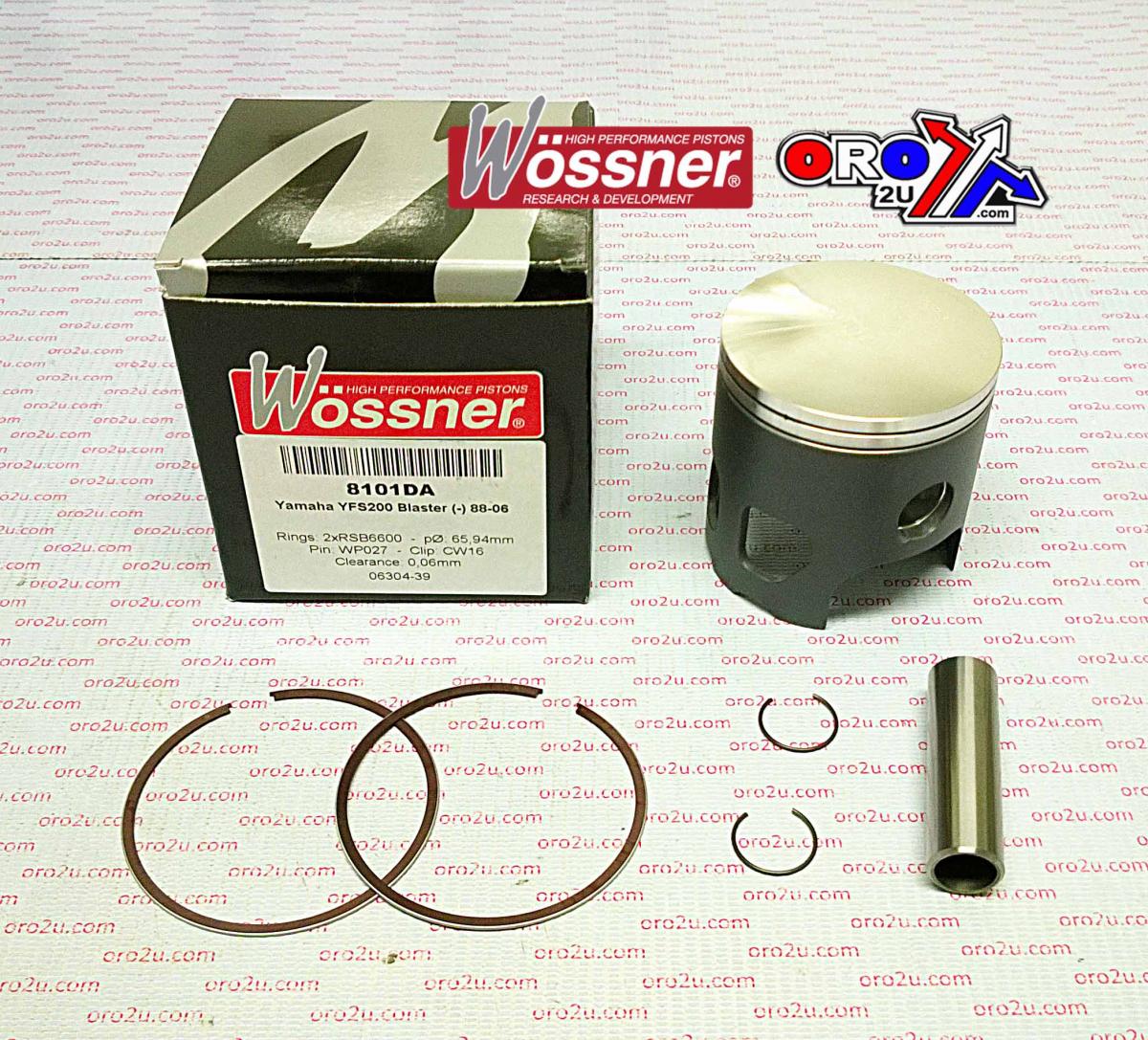 WOSSNER 68mm PISTON KIT YAMAHA YFS200 BLASTER 1988-2007