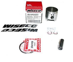 WISECO 52.5mm PISTON KIT KAWASAKI KX100 1989-2013, SUZUKI RM100 2003, 2-RING
