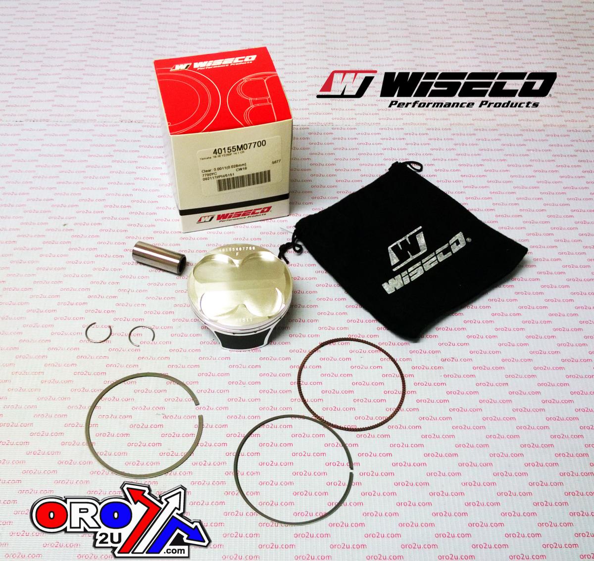 WISECO STD HC 14.0:1 PISTON KIT YAMAHA YZ250F 16-18, YZ250FX 17-19, WR250F 18-19