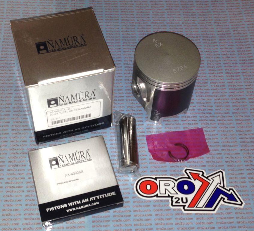 NAMURA 68mm PISTON KIT A, YAMAHA YZ250 1992-1998, WR250 1992-1997
