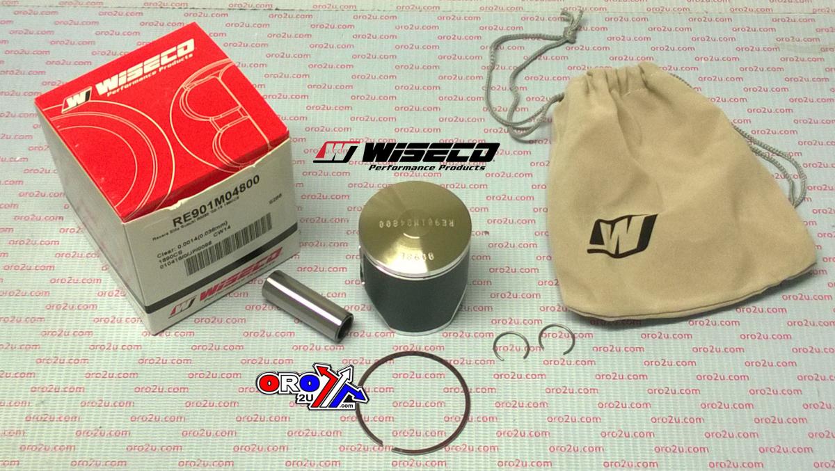 WISECO 48mm PISTON KIT SUZUKI RM85 2002-2023, Racers Elite ArmorFit