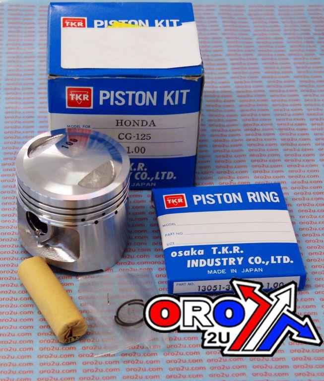 TKR 58mm PISTON KIT HONDA XL125 77-87, TL125, CG125, CB125J
