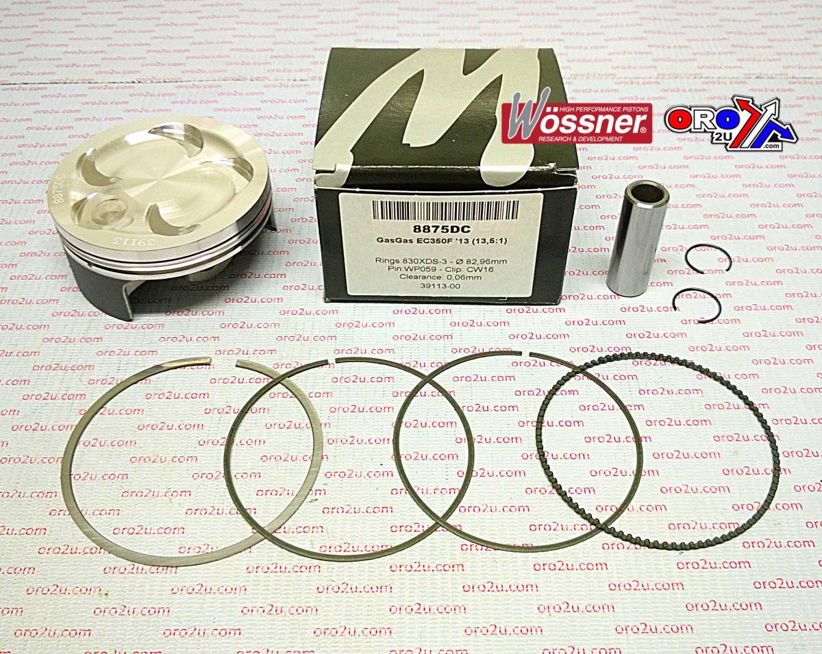 WOSSNER 83MM PISTON KIT A, GAS GAS EC300F 2013-2014