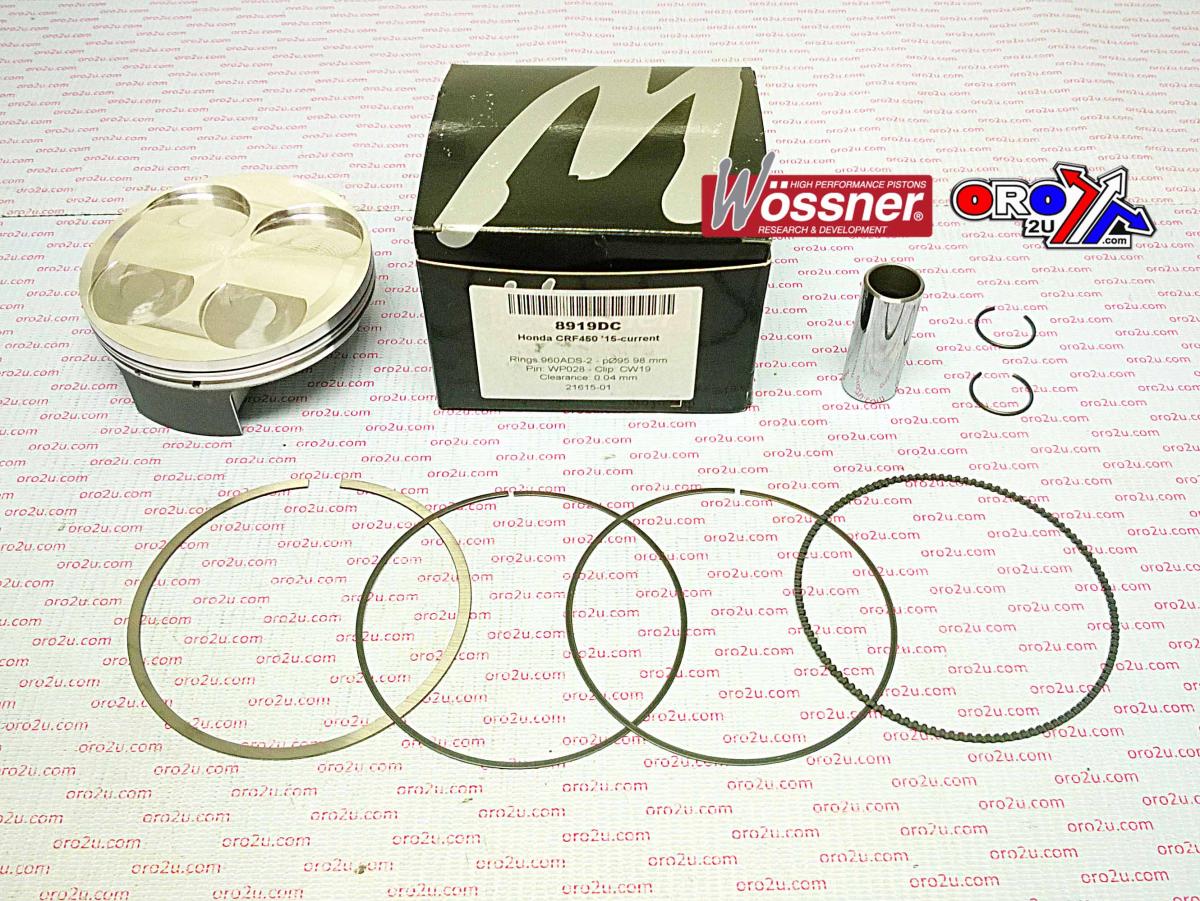 WOSSNER 96mm PISTON KIT A, HONDA CRF450R 2015-2016