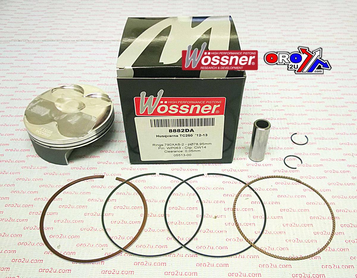 PISTON KIT 12-13 TC250 79.00 WOSSNER 8882DA HUSQVARNA