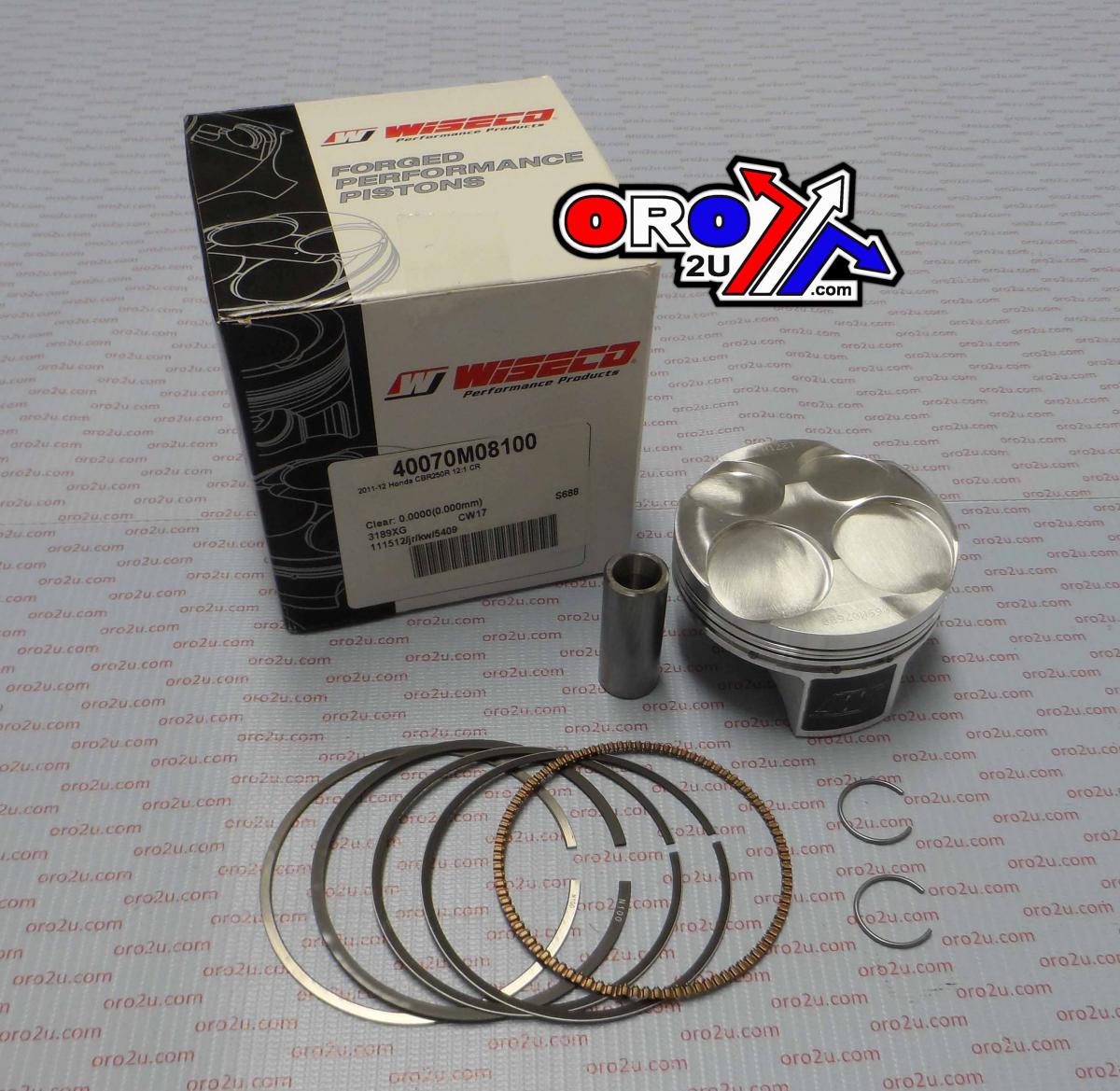 WISECO 81mm PISTON KIT HONDA CRF250L 2013-2014, CBR250R 2011-2013