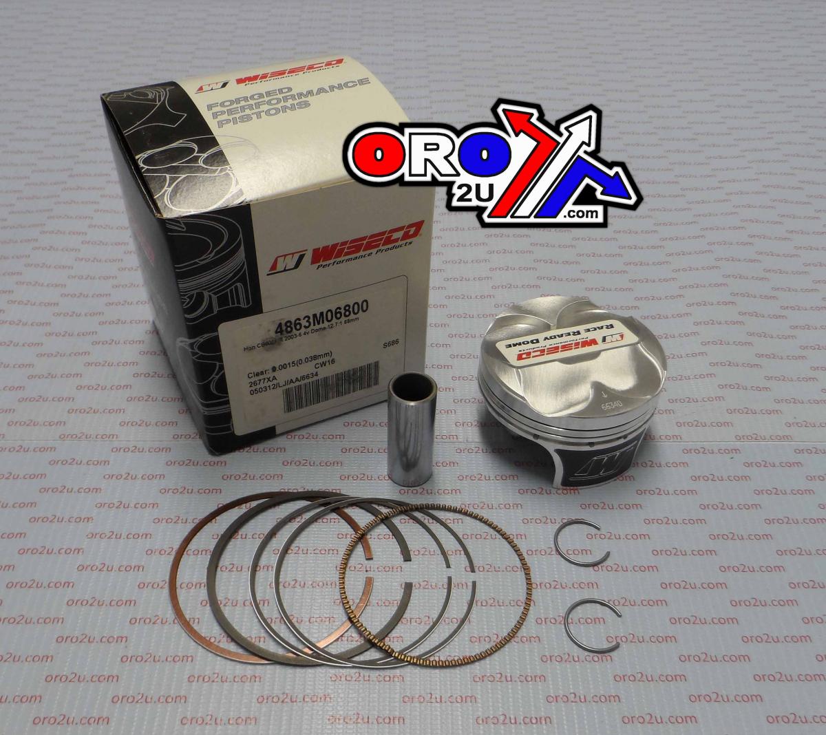WISECO 68mm PISTON KIT HONDA CBR600RR 2003-2006 (EACH)